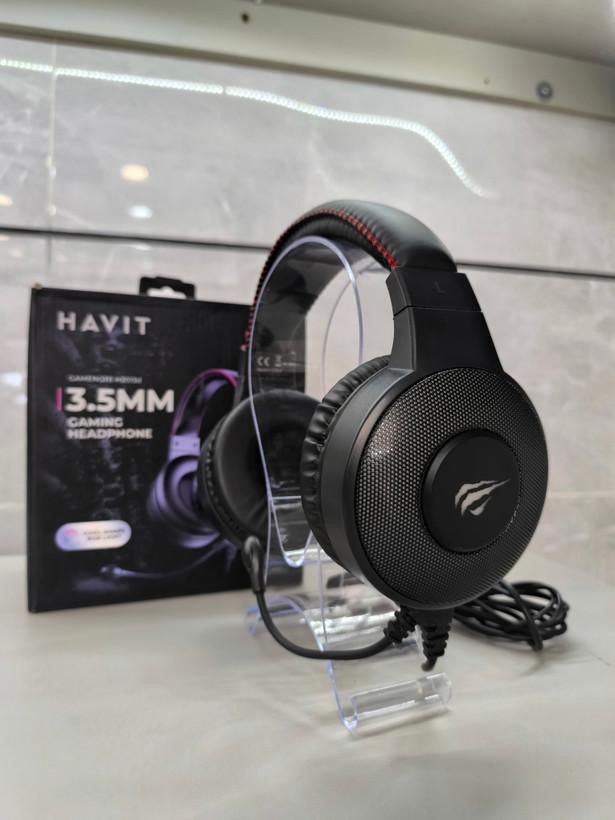 هدست گیمینگ هویت مدل H2013D | هدست سیمی RGB با درایور 50 میلیمتری و میکروفون توضیحات محصول: