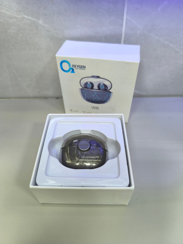 هندزفری بلوتوثی اکسیژن مدل W6 | ایرپاد بیسیم Oxygen W6 TWS