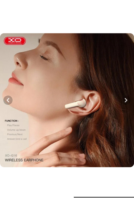 هندزفری بلوتوثی ایکس او مدل G16 | ایرپاد بیسیم XO G16 TWS