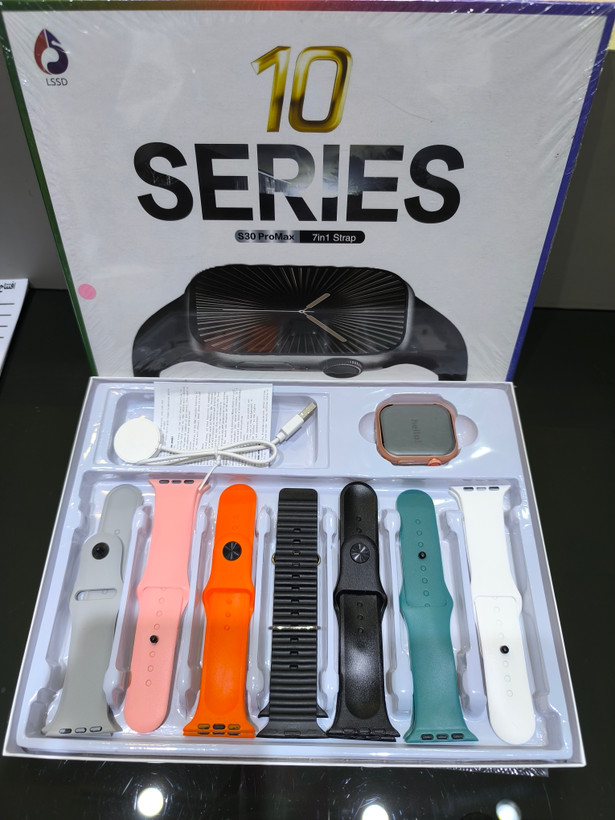 ساعت هوشمند S30 Pro Max Series 10 به همراه 7 بند قابل تعویض