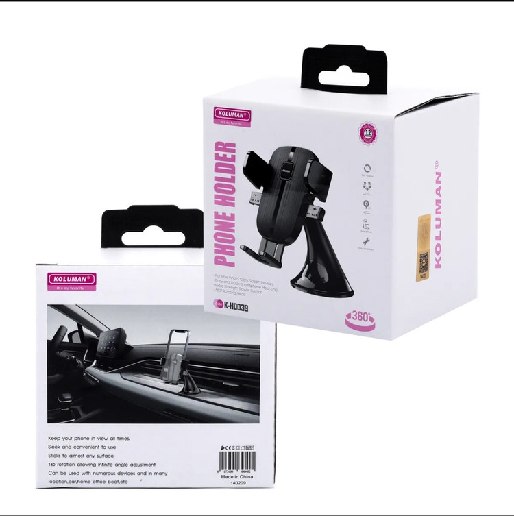 نگهدارنده گوشی کلومن مدل K-HD039 مشکی