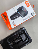شارژر فندکی خودرو King+ مدل HK-42 دو پورت با قابلیت شارژ سریع QC 3.0