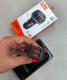 شارژر فندکی خودرو King+ مدل HK-42 دو پورت با قابلیت شارژ سریع QC 3.0