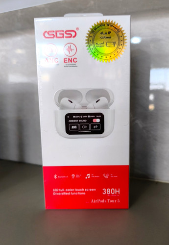 هندزفری بلوتوثی.ایرپاد SGS AirPods Tour 5 حذف نویزوصفحهنمایش لمسی رنگی